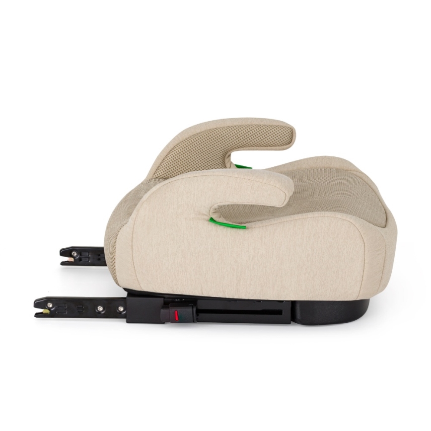 PETITE&MARS - Podsedák do auta OPTIMUS PRO i-Size Air 125-150 cm (22-36 kg) béžová