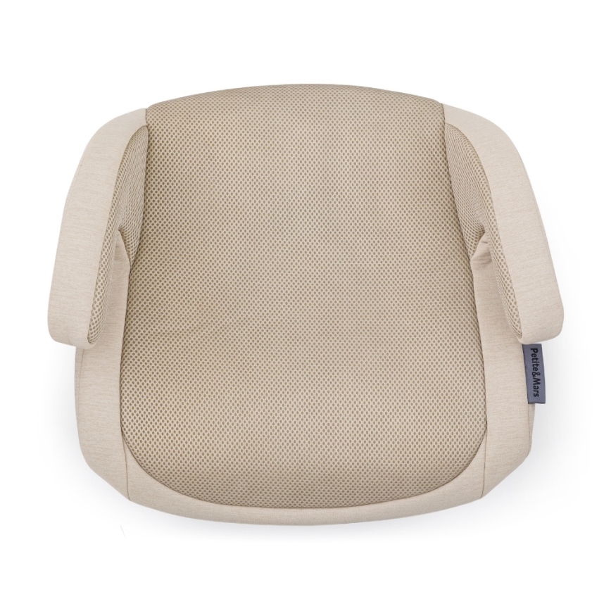 PETITE&MARS - Podsedák do auta OPTIMUS PRO i-Size Air 125-150 cm (22-36 kg) béžová