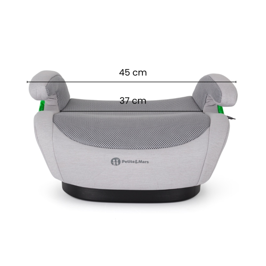 PETITE&MARS - Podsedák do auta OPTIMUS PRO i-Size Air 125-150 cm (22-36 kg) béžová