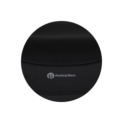 PETITE&MARS - Podsedák do auta OPTIMUS PRO i-Size Air 125-150 cm (22-36 kg) černá