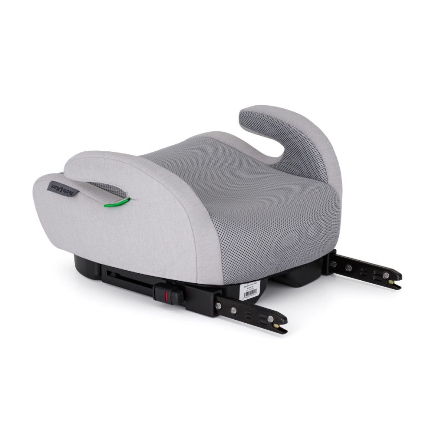 PETITE&MARS - Podsedák do auta OPTIMUS PRO i-Size Air 125-150 cm (22-36 kg) šedá