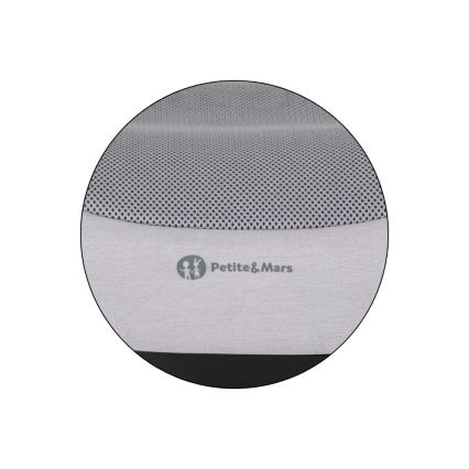 PETITE&MARS - Podsedák do auta OPTIMUS PRO i-Size Air 125-150 cm (22-36 kg) šedá