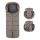 PETITE&MARS - SADA Dětský fusak 4v1 ARCTIC + rukávníky na kočárek FURRY Mocha Mousse