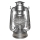 Petrolejová lampa 24 cm stříbrná
