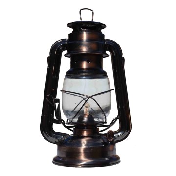 Petrolejová lampa 24cm měď Petrolejová lampa 24cm měď