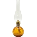 Petrolejová lampa BASIC 38 cm amber