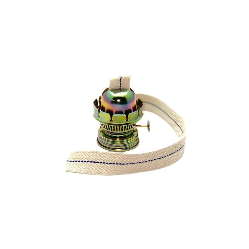 Petrolejová lampa MONIKA 34 cm lesní zelená