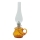 Petrolejová lampa TEREZA 34 cm amber káro