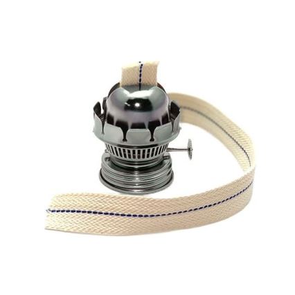 Petrolejová lampa TEREZA 34 cm světle modrá