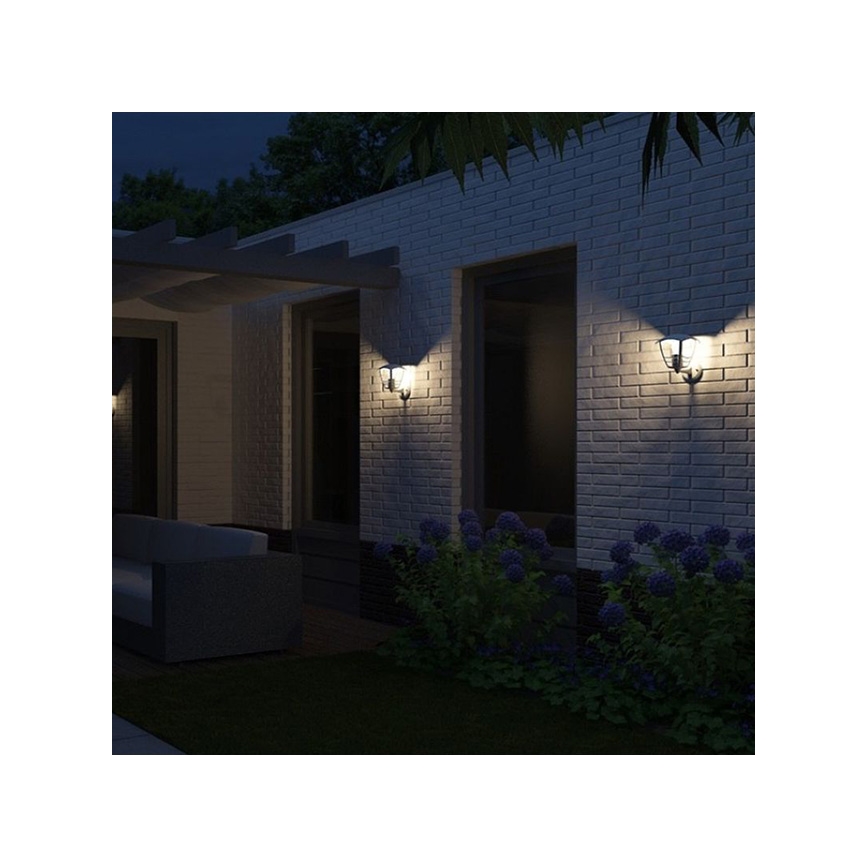 Philips 15380/31/16 - Venkovní nástěnné svítidlo MYGARDEN CREEK E27/60W/230V