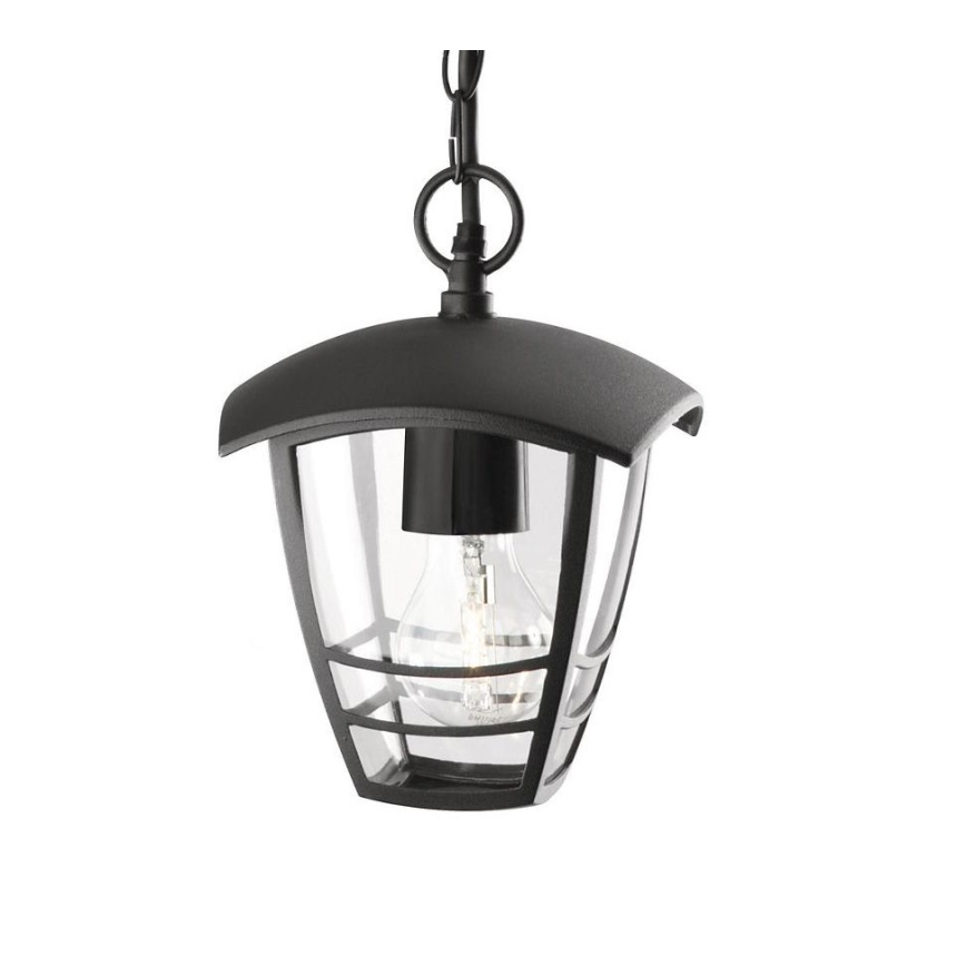 Philips 15386/30/16 - Závěsný lustr MYGARDEN CREEK 1xE27/60W/230V černá