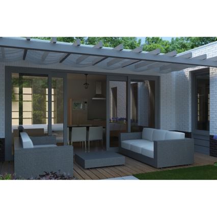 Philips 15386/30/16 - Závěsný lustr MYGARDEN CREEK 1xE27/60W/230V černá