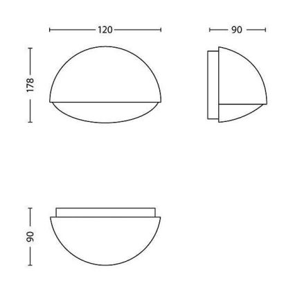 Philips - LED venkovní osvětlení LED/3W/230V IP44