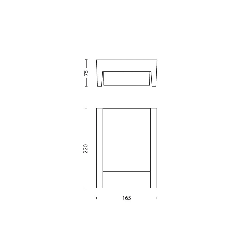 Philips 16460/93/P3 - LED venktovní svítidlo MYGARDEN ARBOUR 1xLED/6W/230V