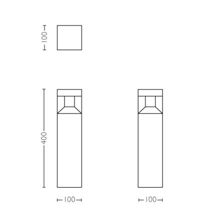 Philips - LED venkovní lampa LED/8W/230V IP44