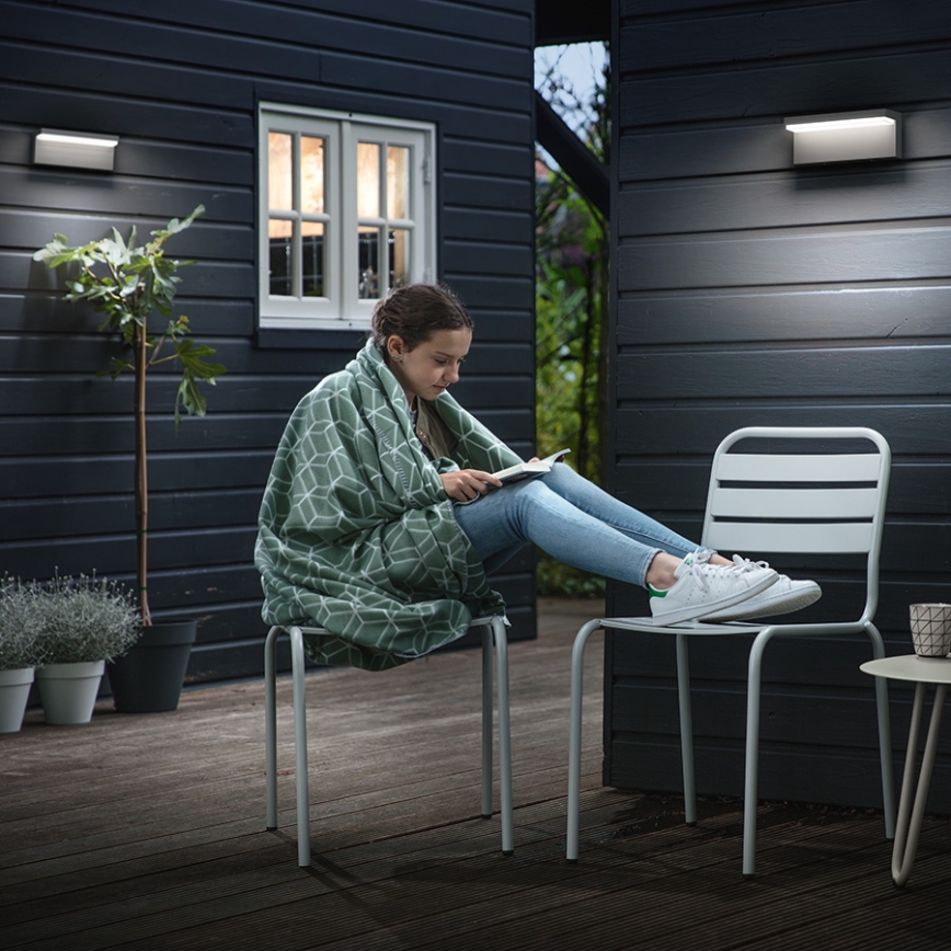 Philips 16483/93/P3 - LED venkovní nástěnné svítidlo MYGARDEN BUSTAN 2xLED/4,5W