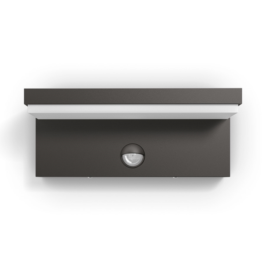 Philips 16484/93/P3 - LED Venkovní nástěnné svítidlo senzor BUSTAN 2xLED/4,5W