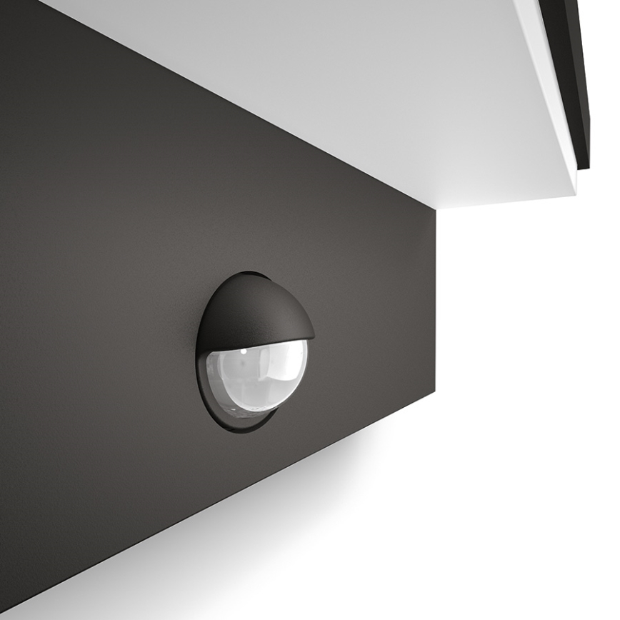 Philips 16484/93/P3 - LED Venkovní nástěnné svítidlo senzor BUSTAN 2xLED/4,5W
