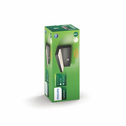 Philips 16484/93/P3 - LED Venkovní nástěnné svítidlo senzor BUSTAN 2xLED/4,5W IP44