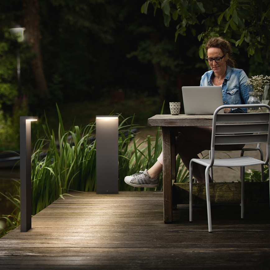 Philips 16486/93/P0 - LED Venkovní sloupkové svítidlo MYGARDEN BUSTAN 2xLED/4,5W