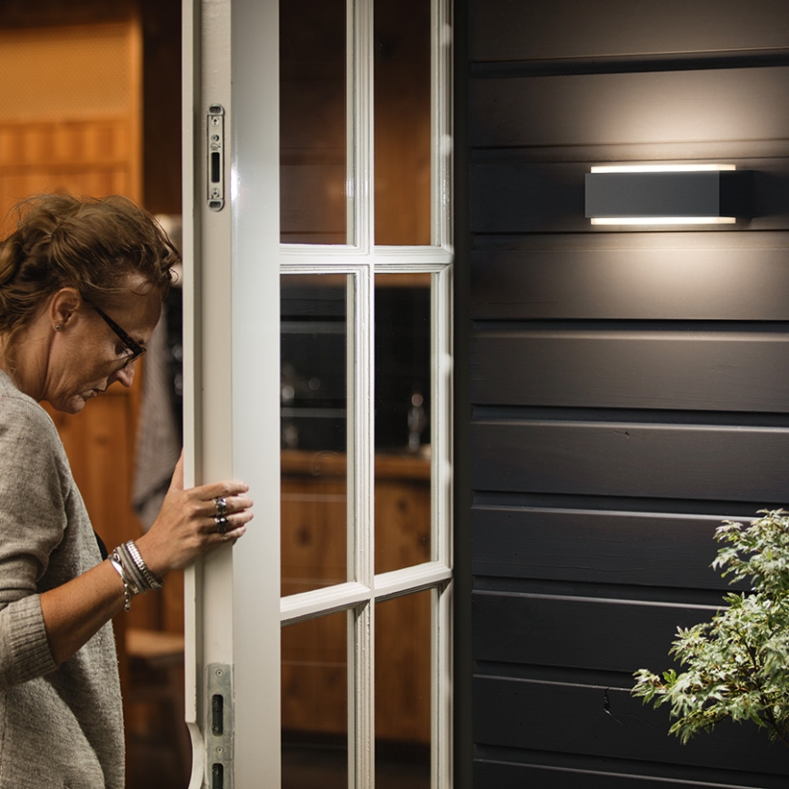 Philips 16487/93/P0 - Venkovní nástěnné světlo MYGARDEN STRATOSPHERE 2xLED/4,5W
