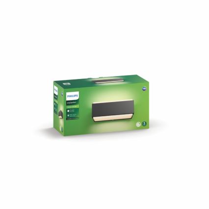 Philips 16487/93/P0 - Venkovní nástěnné světlo MYGARDEN STRATOSPHERE 2xLED/4,5W IP44