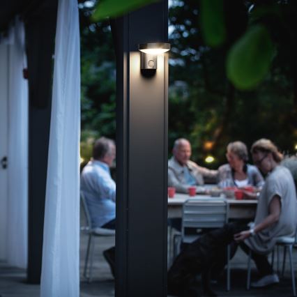 Philips 16491/47/P0 - LED Venkovní nástěnné svítidlo se senzorem MYGARDEN COCKATOO 1xLED/8W/230V IP44