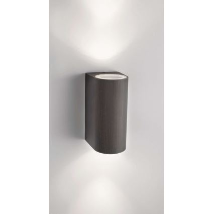 Philips 17102/86/16 - Venkovní nástěnné svítidlo MYGARDEN NIGHTINGALE 2xGU10/35W/230V