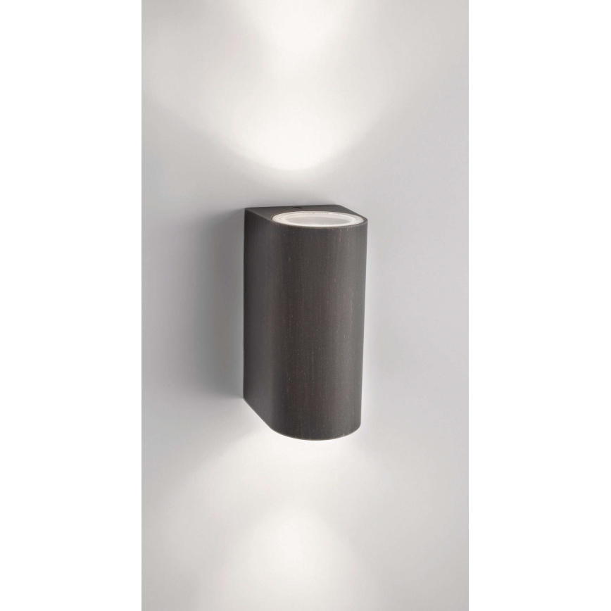 Philips 17102/86/16 - Venkovní nástěnné svítidlo MYGARDEN NIGHTINGALE 2xGU10/35W/230V