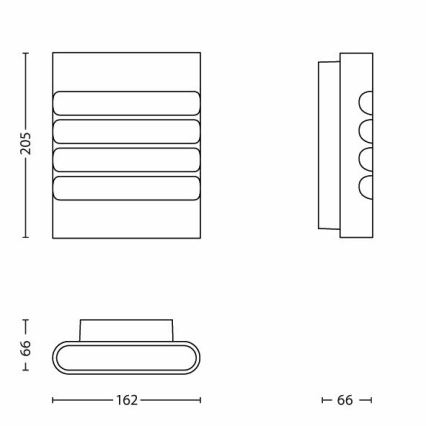 Philips - LED venkovní osvětlení 1xLED/3W/230V IP44