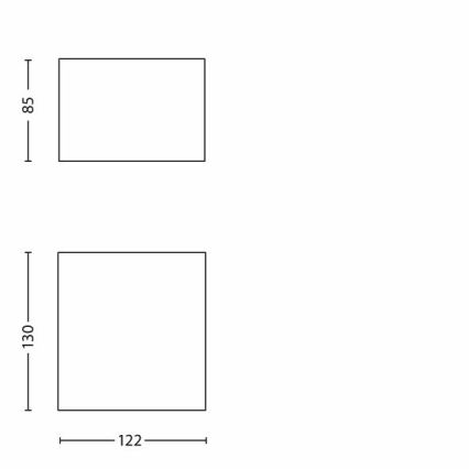 Philips - LED venkovní nástěnné svítidlo LED/3W/230V IP44