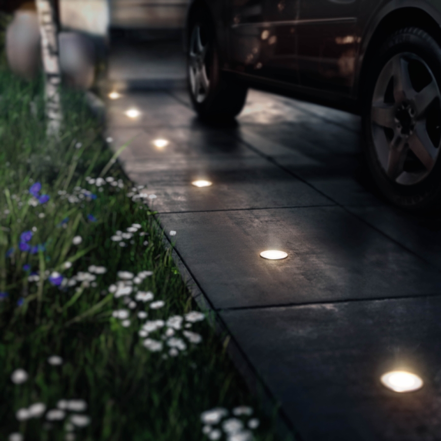 LED Venkovní nájezdové svítidlo 1xLED/3W/230V