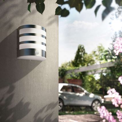 Philips 17315/47/16 - LED venkovní nástěnné svítidlo s čidlem CALGARY 1xLED/3W