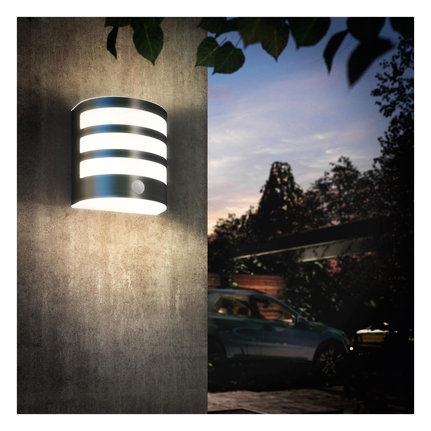 Philips 17315/47/16 - LED venkovní nástěnné svítidlo s čidlem CALGARY 1xLED/3W