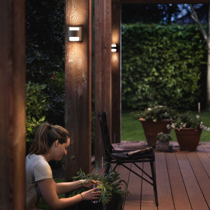 Philips 17321/93/16 - Venkovní nástěnné svítidlo MYGARDEN GRASS 2xLED/4,5W/230V