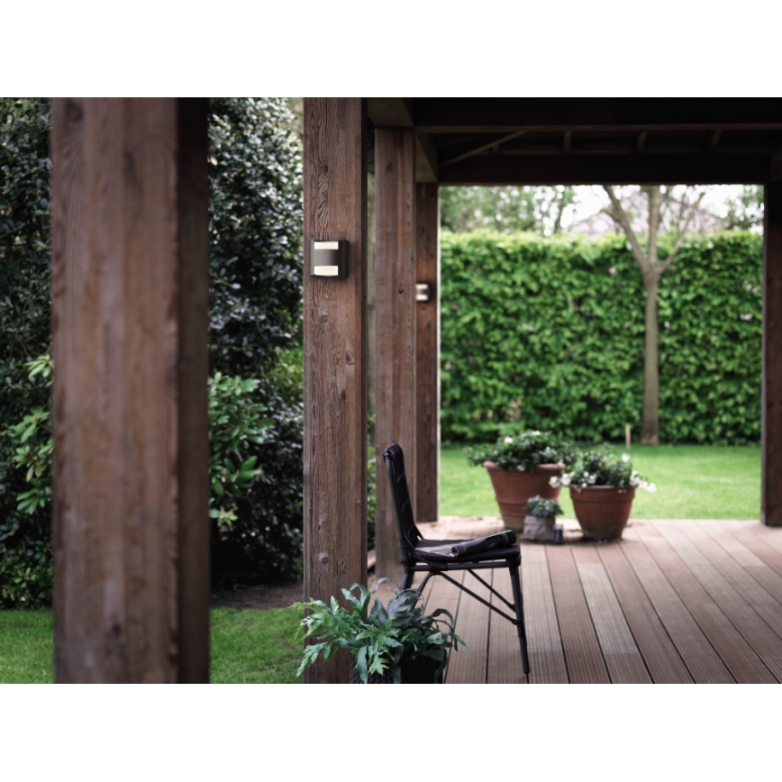 Philips 17321/93/16 - Venkovní nástěnné svítidlo MYGARDEN GRASS 2xLED/4,5W/230V