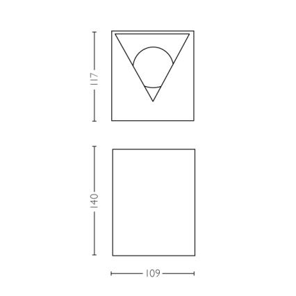 Philips - LED Venkovní nástěnné svítidlo 2xLED/4,5W/230V IP44