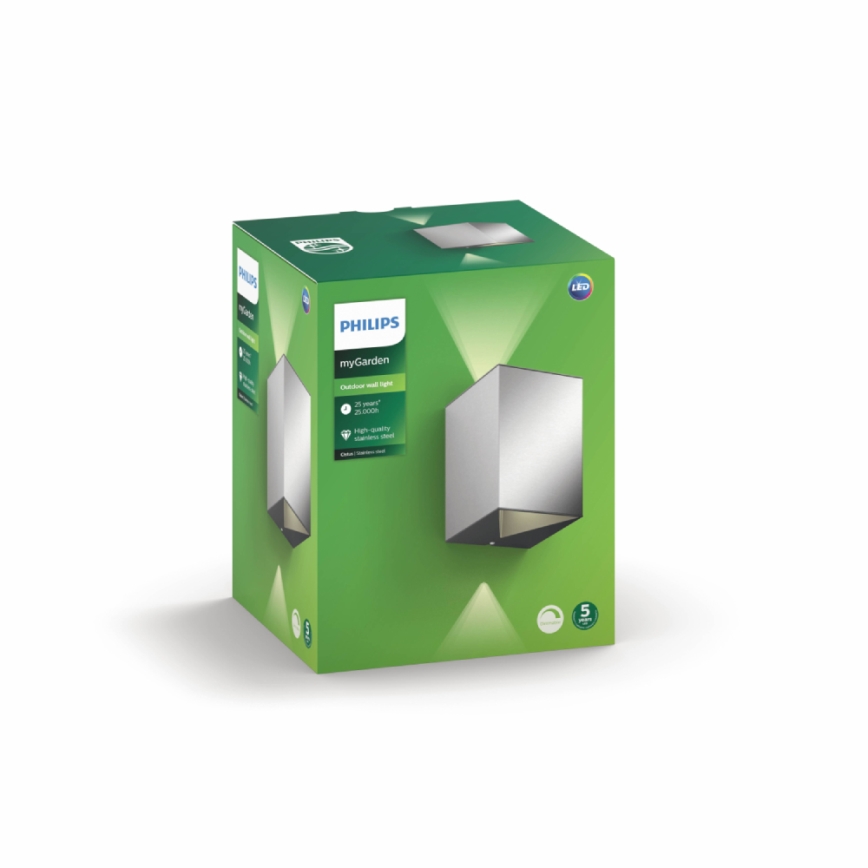 Philips 17358/47/P0 - LED venkovní nástěnné svítidlo MYGARDEN CISTUS 2xLED/4,5W IP44