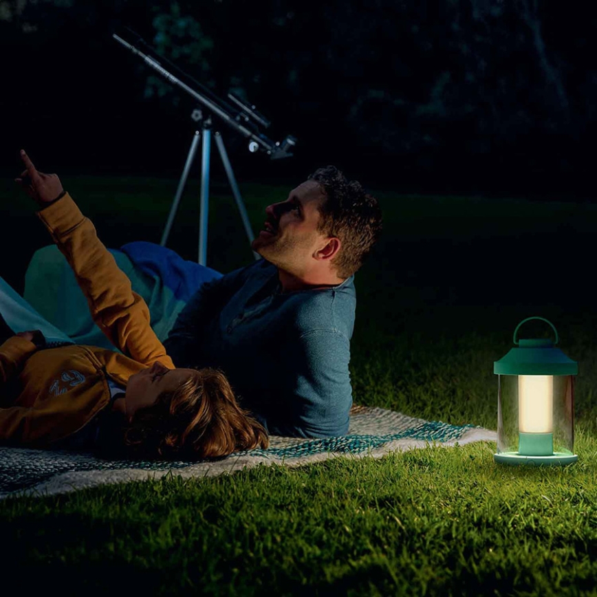 Philips 17360/33/P0 - LED Stmívatelná přenosná zahradní lampa ABELIA LED/3W/5V IP44