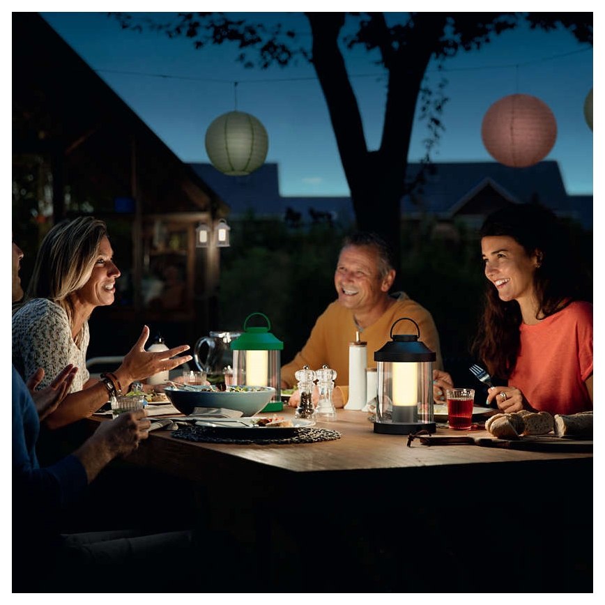Philips 17360/33/P0 - LED Stmívatelná přenosná zahradní lampa ABELIA LED/3W/5V IP44