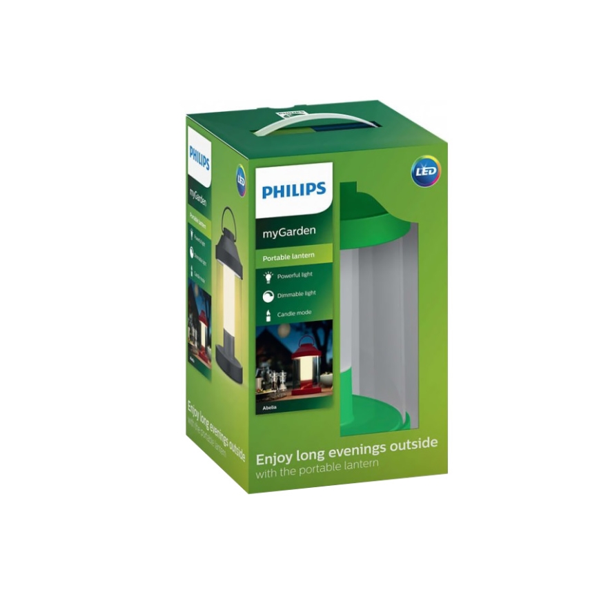 Philips 17360/33/P0 - LED Stmívatelná přenosná zahradní lampa ABELIA LED/3W/5V IP44