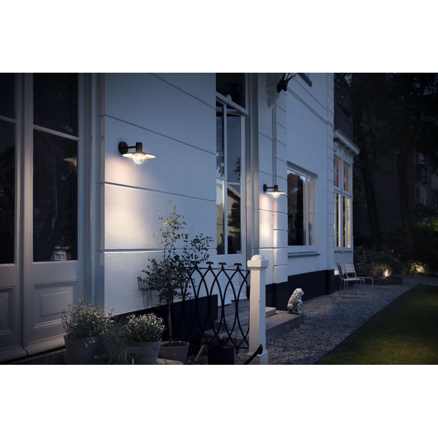 Philips 17382/30/PN - Venkovní nástěnné svítidlo MYGARDEN SKUA 1xE27/42W/230V