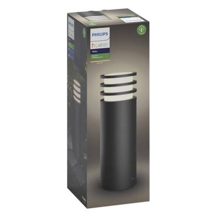 Philips - LED Stmívatelná venkovní lampa Hue LUCCA 1xE27/9,5W/230V IP44