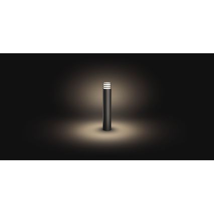 Philips 17403/93/P0 - LED Stmívatelná venkovní lampa HUE LUCCA 1xE27/9,5W/230V IP44