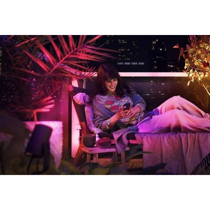 Philips 17414/30/P7 - SADA 3x LED RGB Stmívatelné venkovní bodové svítidlo HUE LILY 3xLED/8W/230V IP65