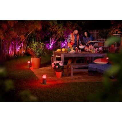 Philips 17415/30/P7 - LED RGB Venkovní bodové svítidlo HUE LILY LED-RGB/8W/230V IP65 - Doplňující sada