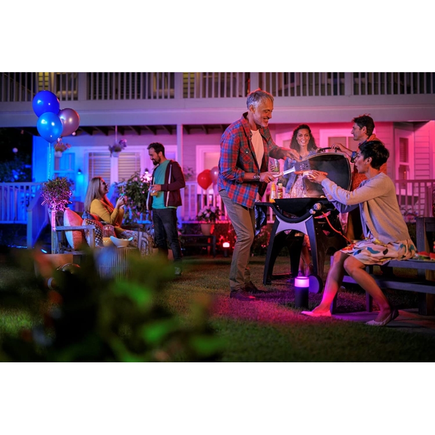 Philips 17415/30/P7 - LED RGB Venkovní bodové svítidlo HUE LILY LED-RGB/8W/230V IP65 - Doplňující sada