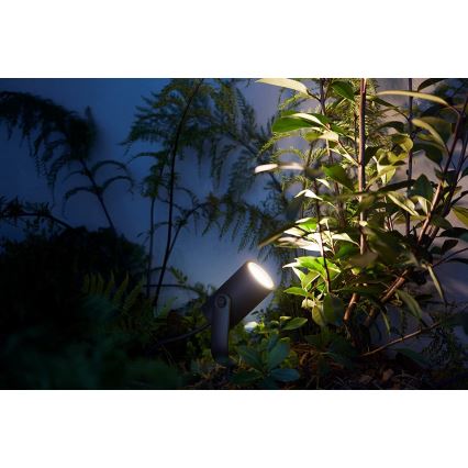 Philips 17428/30/P7 - LED RGB Stmívatelné venkovní bodové svítidlo HUE LILY LED-RGB/8W/230V IP65