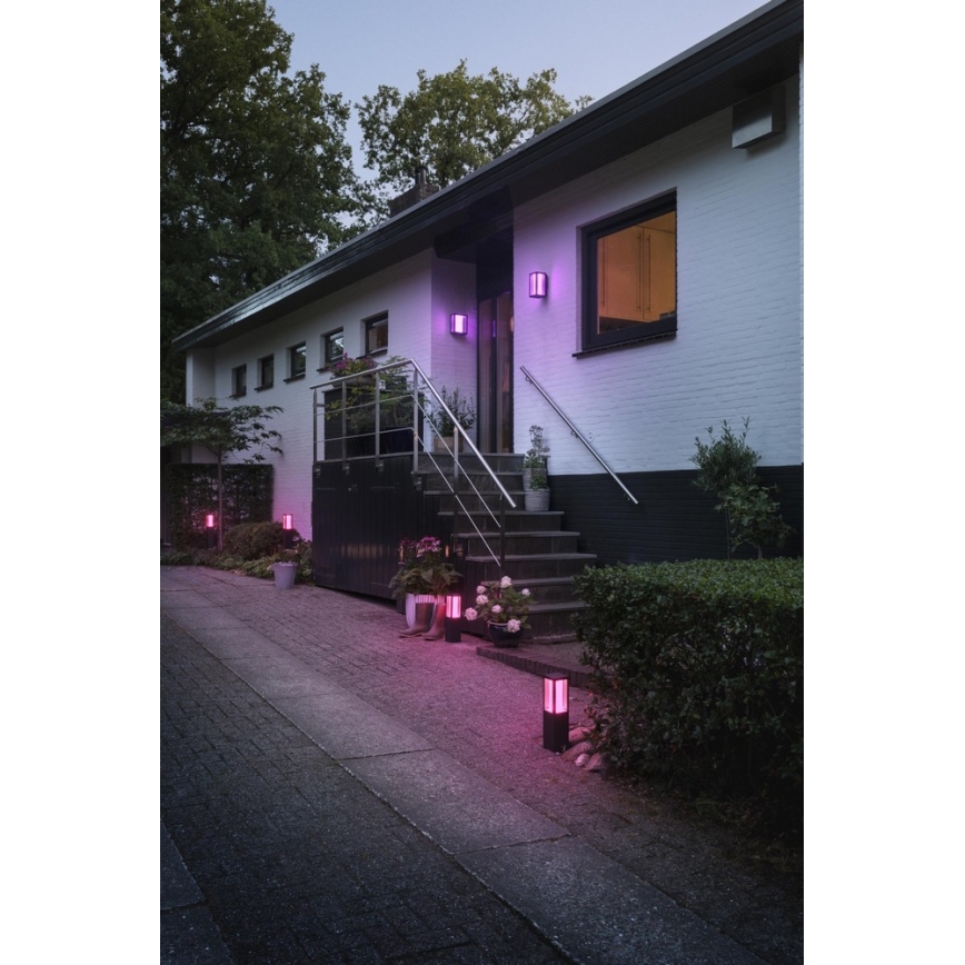 Philips 17432/30/P7 - LED RGB Venkovní lampa HUE IMPRESS LED/8W/230V IP44