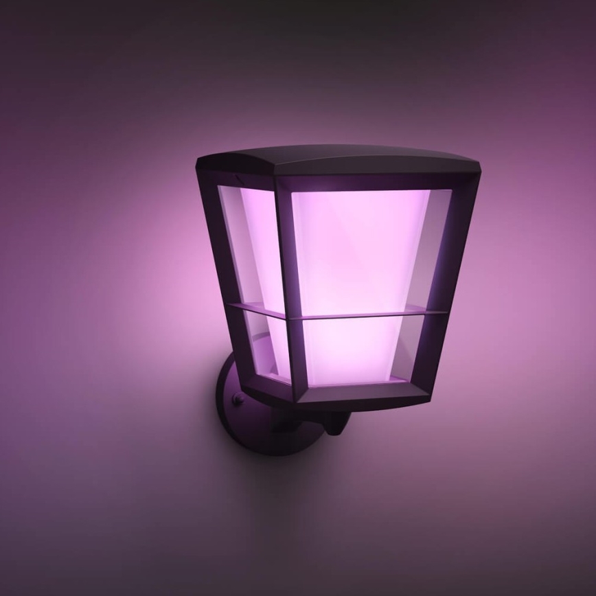 Philips 17439/30/P7 - LED RGB Venkovní nástěnné svítidlo HUE ECONIC LED/15W/230V IP44